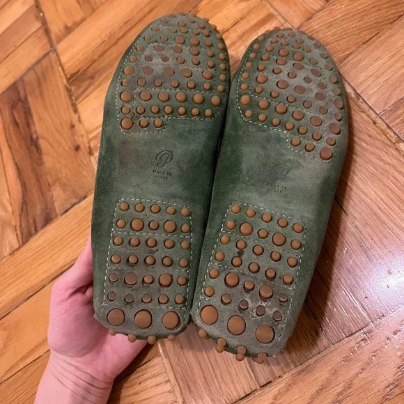 M. Gemi, Felize Suede Moccasin, Olive - Picture 3 of 3